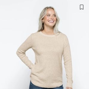 NWT Pink Clover beige Nickole Textured Sweater XL Stitch Fix